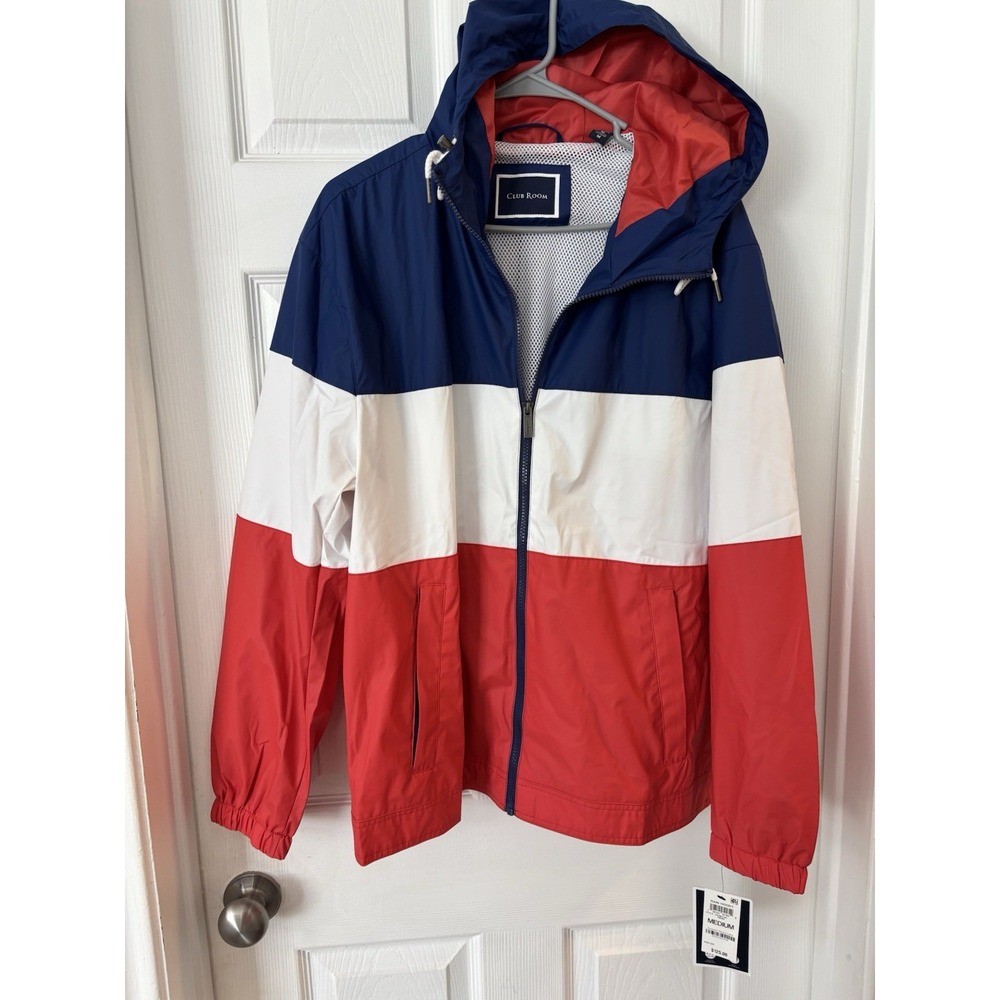 Men's‎ Cub Room Rain Jacket Costal Nautical NWT M